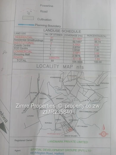 Edinburgh Country Estate - Along Mahusekwa Main road (Sole Mandate)